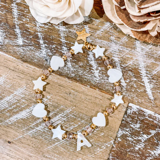 Sparkle-Hearts-&-Stars-Initial-Bracelet