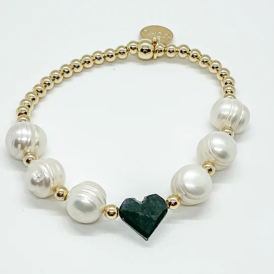 “Noemi”-Azabache-Heart-Bracelet