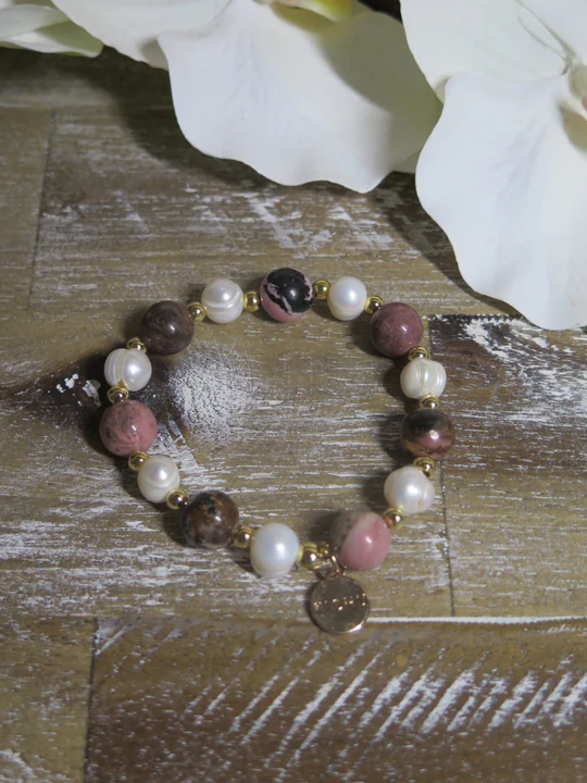 Lulu-Pink-and-Black-Stone-Bracelet
