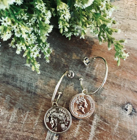 Gold-Coin-Hoop-Earrings